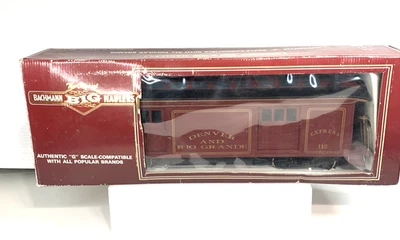 Bachmann G-Scale Big Hauler Denver & Rio Grande Western Car Baggage #97418 - Image 1 of 4