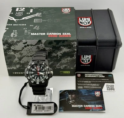 Luminox Watch | Master Carbon SEAL XS.3801.L | Quartz | 300m | Full Set | NOS - Image 1 of 4