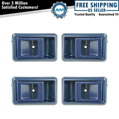 Juego de 4 manijas interiores interiores interiores delanteras y traseras azules para Corolla Foto 1 de 4