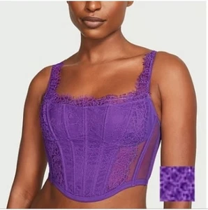 Victoria's Secret Dream Angels Spitzen Korsett Top Farbe: Violetta Größe S-DD - Bild 1 von 7