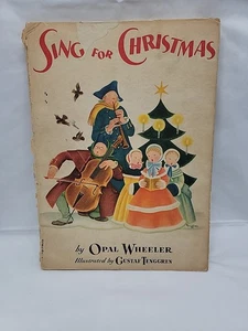 Vintage 1943 Sing For Christmas Book Christmas Carols And Stories - Bild 1 von 13