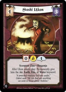 Soshi Ukon - Stronger than Steel - Legend of the Five Rings CCG - Bild 1 von 6