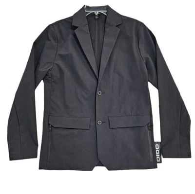 Abrigo deportivo Ogio para hombre M negro fusión Blazer cercanías nailon chaqueta de viaje OG824 Foto 1 de 4