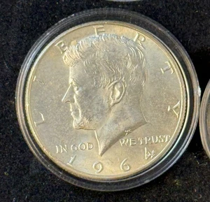Kennedy Half Dollar Set 1964-80, Stempelglanz, 17 Münzen - Bild 1 von 8