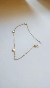 Herzarmband 14 Karat Gelbgold - Bild 1 von 10