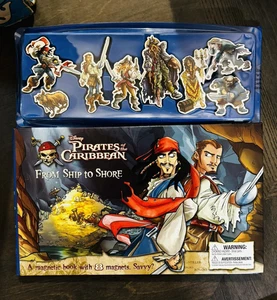 Disney 2007 Pirates of the Caribbean from Ship to Shore Magnetic Book 8 Magnets - Picture 1 of 4