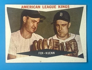 1960 Topps - #429 Nellie Fox, Harvey Kuenn - Picture 1 of 2