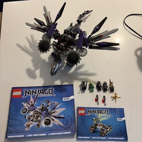LEGO NINJAGO MechDragon 70725 Used Retired W/Manual As Is (missing one piece)