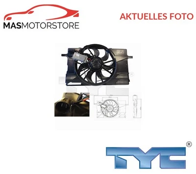LÜFTER KÜHLERLÜFTER LÜFTERMOTOR TYC 838-0007 I FÜR VOLVO S40 II,V50,C70 II - Image 1 of 4