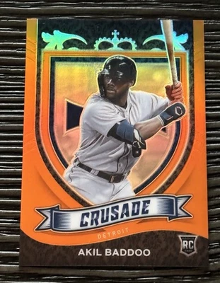 Akil Baddoo (1/17) - 2021 Panini Chronicles - Crusade #14 Neon Orange (RC) - Image 1 of 4