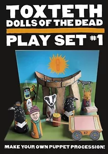 Toxteth Day of the Dead finger puppets - cut out and make - Picture 1 of 4