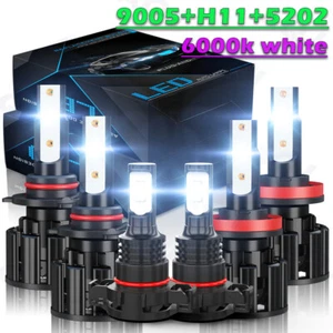 For Subaru XV Crosstrek 2013-2014 Combo 6x LED Headlight Hi Low Fog Light Bulbs - Picture 1 of 12