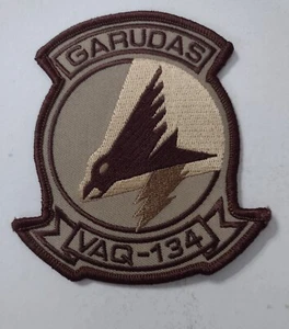 USN PATCH - VAQ-134 "GARUDAS" DESERT COLOR NEW - Picture 1 of 1