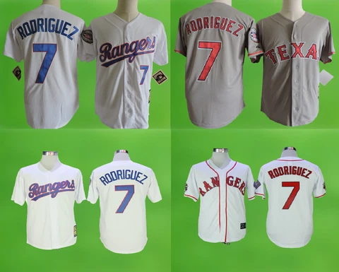Texas Rangers Ivan Rodriguez #7 Cool  Flex Base Men's Stitched Jersey Cover