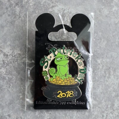 Pascal St. Patrick's Day 2018 Disney Pin DLP DLRP Limited Edition 700 Tangled - Image 1 of 2