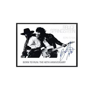 Bruce Springsteen Autographed Album Cover Reprint.Frame Included.Make an offer. - Imagen 1 de 23