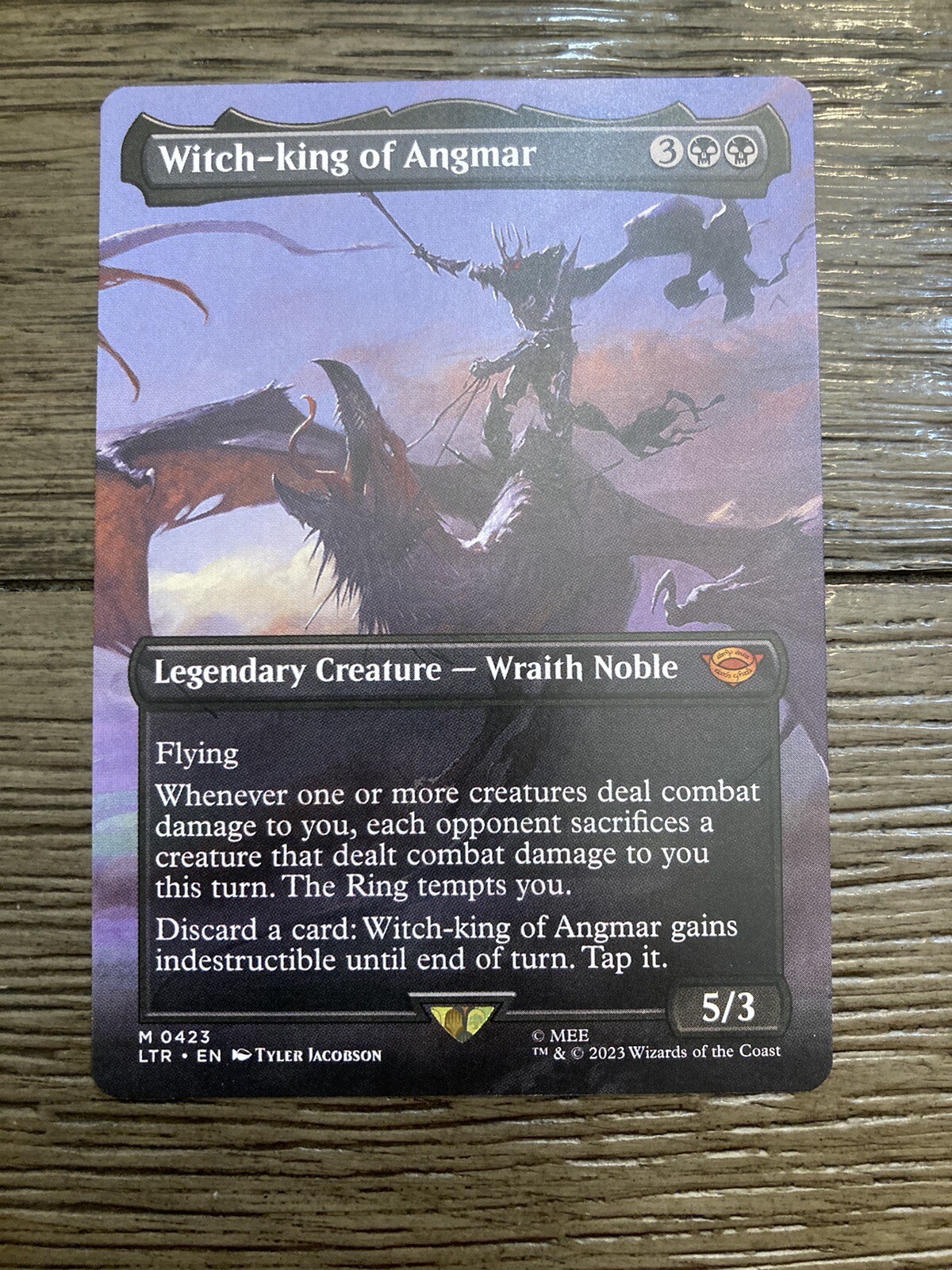MTG Lord Of The Rings Witch-King Of Angmar M 0423 Non Holo Mint
