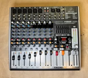 Behringer Xenyx X1222USB 16-Input Mixer w/ USB Audio Interface & FX Processor - Picture 1 of 9