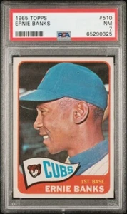 1965 Topps #510 Ernie Banks Cubs PSA 7 NM - Bild 1 von 2