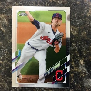 Topps 2021 cromo #198 Shane Bieber Cleveland Indians - Imagen 1 de 2