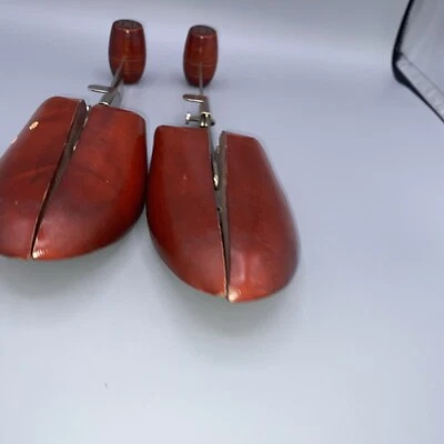 Zapatos de madera vintage R árboles #4 camillas ajustables marrón Foto 1 de 4