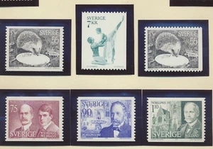 Sweden Stamps Scott #1139//1151, Mint Never Hinged, 7 Different, 1149-51 Are MH - Picture 1 of 2