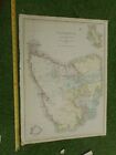 100% Original Tasmania Australia Map By James Wyld  C1849 Vgc Original Colour