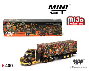 Mini GT 1:64 Western Star 49X w/40 Ft Container “Dias De Los Muertos” MGT00400 - Picture 1 of 3