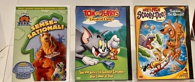 3-Classic DVD's SENSESATIONAL, TOM & JERRY SCOOBY DOO NEW Mfg. Sealed - Image 1 of 4