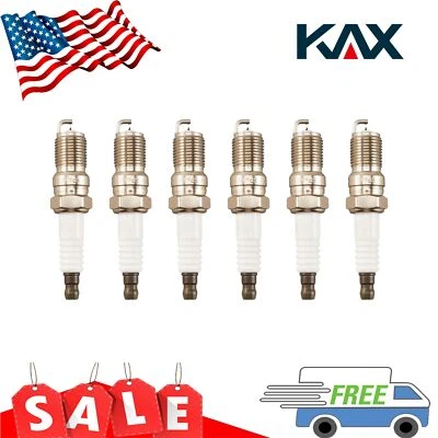(6) Spark Plugs for Ford Expedition Ford Explorer Ford E-350 Super Duty - Изображение 1 из 4