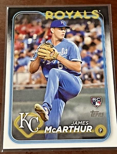 2024 Topps Serie 2 James McArthur #434 Kansas City Royals - Imagen 1 de 2