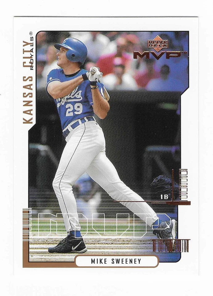 2000 Upper Deck MVP Mike Sweeney Kansas City Royals Baseball Card #165 - Image 1 of 2