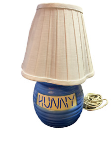 Disney Winnie The Pooh Vintage HUNNY Pot Nursery Lamp w/ Shade WORKS GREAT!