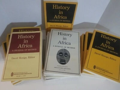 15 Issues History In Africa Published By The African Studies Association   - Image 1 of 4