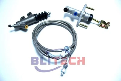 Slave Cylinder& Master&Clutch Line Kit For Honda Civic 92-00/Acura Integra 94-01 - Image 1 of 4