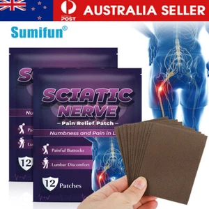 Sumifun sciatic nerve acupoint plaster 12 patches/bag Natural Medicine Plaster - Picture 1 of 10