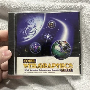 Corel Web Graphics Suite CD-Rom Windows 3.1 95 Game Jewel Case New Sealed - Picture 1 of 2