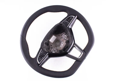 Lenkrad beziehen mit Leder für Skoda Superb 3  2015-2018 TUNING - Bild 1 von 4