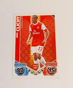 Match Attax Premier League 2010/11 Gael Clichy Arsenal No 3 Base Card - Picture 1 of 2