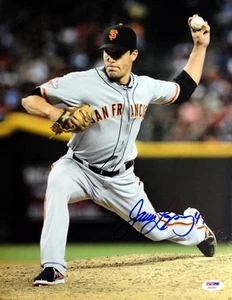 JAVIER LOPEZ SIGNED AUTOGRAPHED 11x14 PHOTO SAN FRANCISCO GIANTS PSA/DNA - Picture 1 of 3