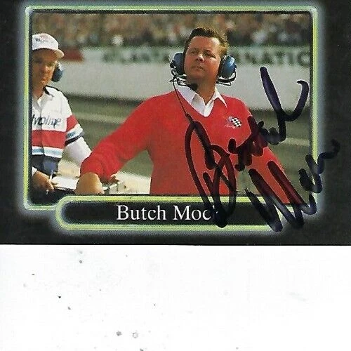 BUTCH MOCK SIGNED 1990 MAXX RACING #144 - NASCAR - Image 1 of 1