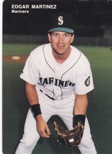 Edgar Martinez Seattle Mariners Mother's Cookies 11 1993 MLB Baseball Card