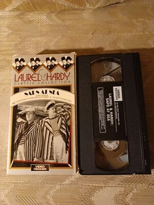 Laurel & Hardy Classic Collection VHS Saps At Sea Black & White 1991 Vintage VTG - Picture 1 of 8