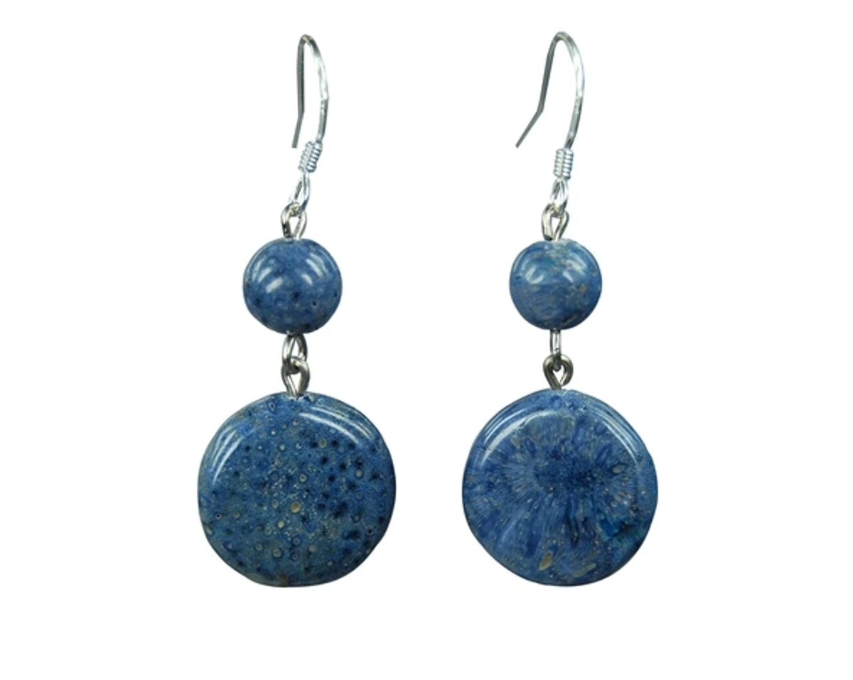 Orecchini A Perno In Argento Sterling 925 Con Pietra Naturale Da - Foto 11