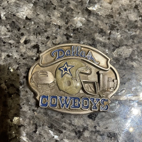 Vintage NFL Dallas Cowboys  Metal Belt Buckle Limited Release Collectors 1988 Cover