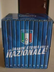 OPERA COMPLETA BOX COFANETTO 11 DVD LA GRANDE STORIA DELLA NAZIONALE ITALIA - Foto 1 di 1