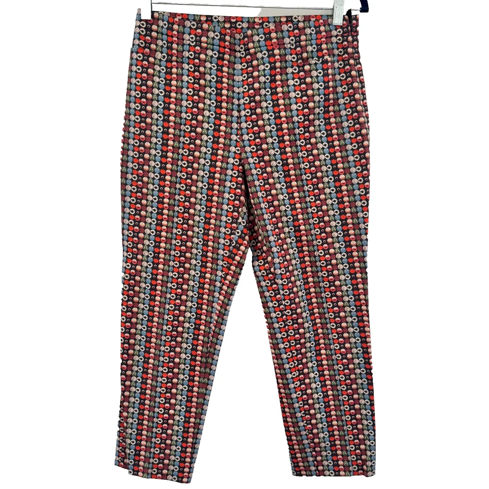 Pantalones AKRIS PUNTO Estampado Completo 7" 45 RPM RECORDS Gráfico Multicolor Diseñador 8 Foto 1 de 4