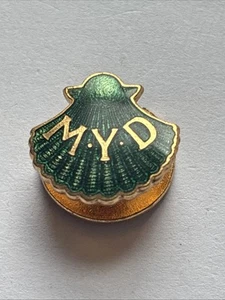 Insignia metálica de iglesia metodista. Juventud. - Imagen 1 de 2