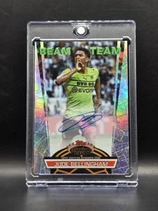 2021-22 Topps Stadium Club UEFA Jude Bellingham Beam Team Auto /199 - Picture 1 of 2
