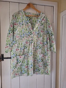 FAB SEASALT AVENTURIER FLORAL COTTON TUNIC TOP WILD FLOWERS SALT 16/18 WORN ONCE - Picture 1 of 13